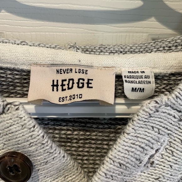 Men’s Never Lose Hedge gray knit hoodie - Picture 2 of 3